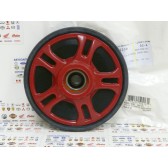 WHEEL,IDL-6.38 SPOKED(1L-5/8DIA INSR)RED